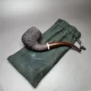 Michael Parks GKCPC Rusticated LC Bent Billiard Estate Briar Pipe, Unsmoked - Image 13