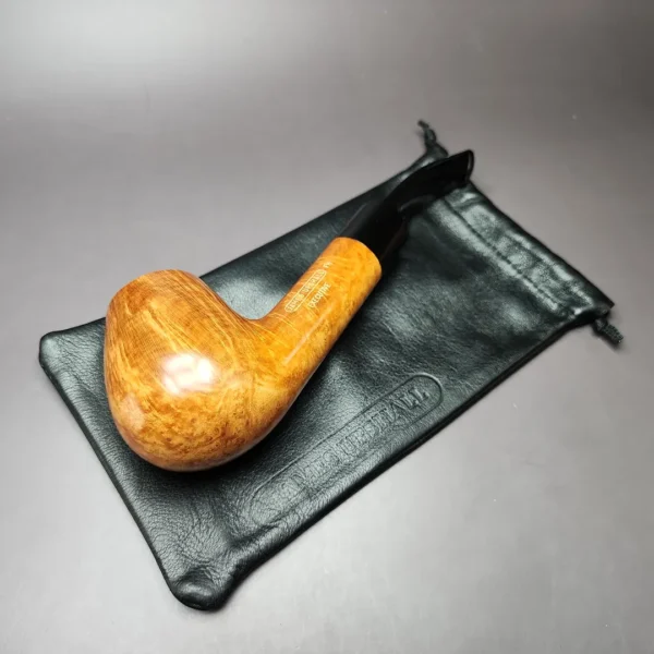 James Upshall Empire Executive Smooth Bent Billiard Estate Briar Pipe, Unsmoked - Image 13