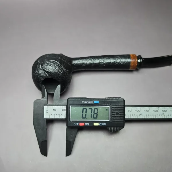 Sebastian Heck Long Shank Acorn w/ Masur Birch Handmade Briar Pipe, New - Image 13