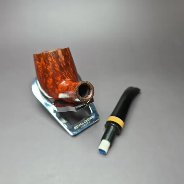 Bjarne Nielsen Signature Smooth Bent Billiard Estate Briar Pipe, Unsmoked, 9mm - Image 13