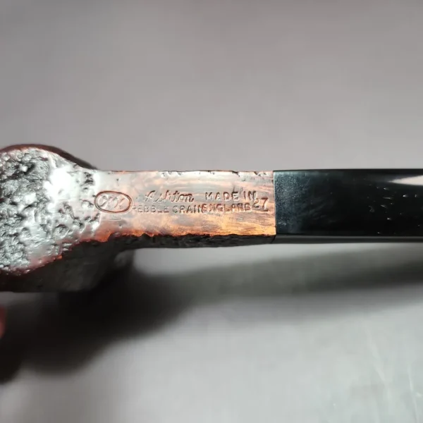 Ashton 2006 Pebble Grain XX Sandblasted Panel Estate Briar Pipe, English Estates - Image 13