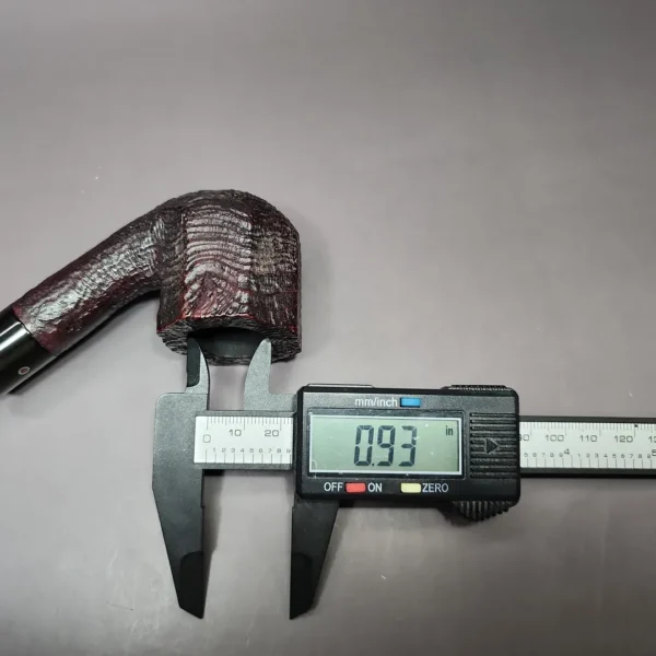 Ashton 1990 Pebble Grain XXX Sandblasted Panel Pot Estate Briar Pipe, English Estates - Image 12