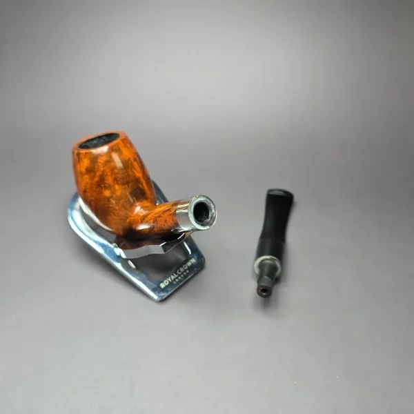 Bjarne Smooth Egg w/ Silver Estate Briar Pipe, Unsmoked - Image 14