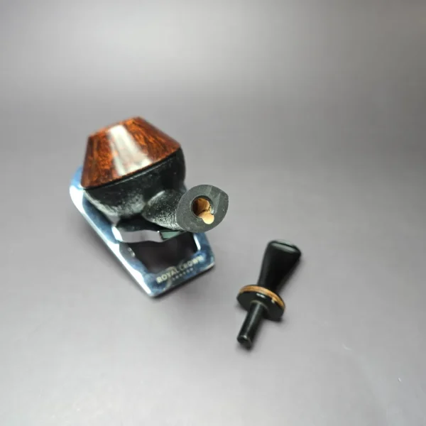 Vitale Partially Sandblasted Rhodesian (Two Star) Handmade Briar Pipe, New - Image 14