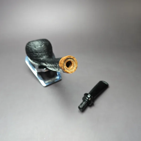 Sebastian Heck Long Shank Acorn w/ Masur Birch Handmade Briar Pipe, New - Image 14