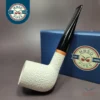 MBSD Meerschaum Deluxe Rusticated Billiard Block Meerschaum Pipe Briar-Mortise