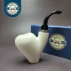 MBSD Meerschaum Silver Reverse Calabash Acorn Sitter Block Meerschaum