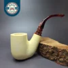 Smooth Oom Paul Estate Block Meerschaum Pipe, Unsmoked