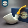 MBSD Meerschaum Silver Reverse Calabash Pickaxe Block Meerschaum Pipe