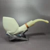 MBSD Meerschaum Deluxe Swan Block Meerschaum Pipe Briar-Mortise 9mm - Image 3