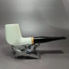 MBSD Meerschaum Deluxe Panel Block Meerschaum Pipe Briar-Mortise - Image 3