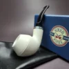 MBSD Meerschaum Silver Reverse Calabash Rhodesian Block Meerschaum Pipe - Image 3