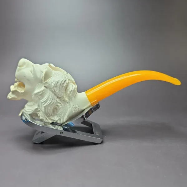 Lion Estate Block Meerschaum Pipe, Unsmoked - Image 3