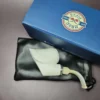 MBSD Meerschaum Silver Reverse Calabash Volcano Sitter Block Meerschaum Pipe - Image 3