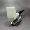 MBSD Meerschaum Deluxe Panel Block Meerschaum Pipe Briar-Mortise - Image 4