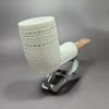 MBSD Meerschaum Silver Reverse Calabash Lattice Stack Block Meerschaum Pipe - Image 4