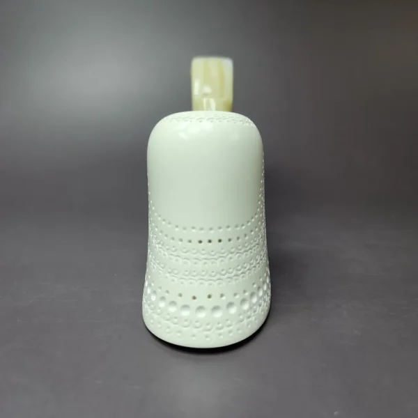 MBSD Meerschaum Silver Reverse Calabash Volcano Sitter Block Meerschaum Pipe - Image 5
