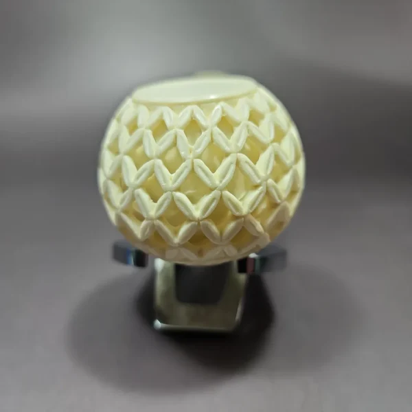 MBSD Meerschaum Deluxe Lattice Author Block Meerschaum Pipe, Briar-Mortise - Image 5