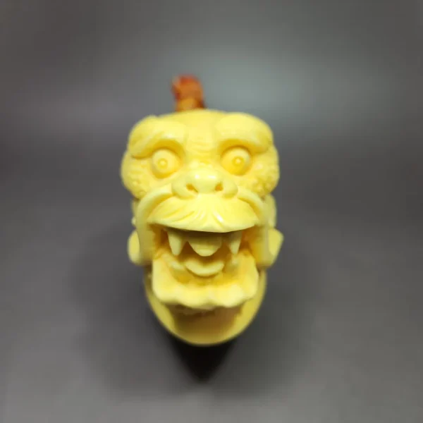 MBSD Meerschaum Masters by Kenan XL Chinese Dragon Block Meerschaum Pipe, New - Image 6