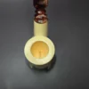 Smooth Oom Paul Estate Block Meerschaum Pipe, Unsmoked - Image 6