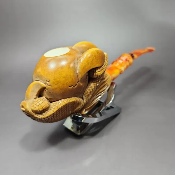 MBSD Meerschaum Masters by Kenan XL Dragon Claw Block Meerschaum Pipe, New - Image 7