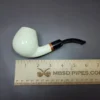 MBSD Meerschaum Deluxe Translucent Brandy Block Meerschaum Pipe, Briar-Mortise - Image 8