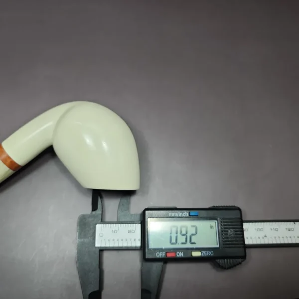 MBSD Meerschaum Deluxe Swan Block Meerschaum Pipe Briar-Mortise 9mm - Image 9