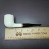 MBSD Meerschaum Deluxe Billiard Block Meerschaum Pipe Briar-Mortise - Image 9