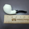 MBSD Meerschaum Silver Reverse Calabash Rhodesian Block Meerschaum Pipe - Image 9