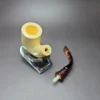 Smooth Oom Paul Estate Block Meerschaum Pipe, Unsmoked - Image 10