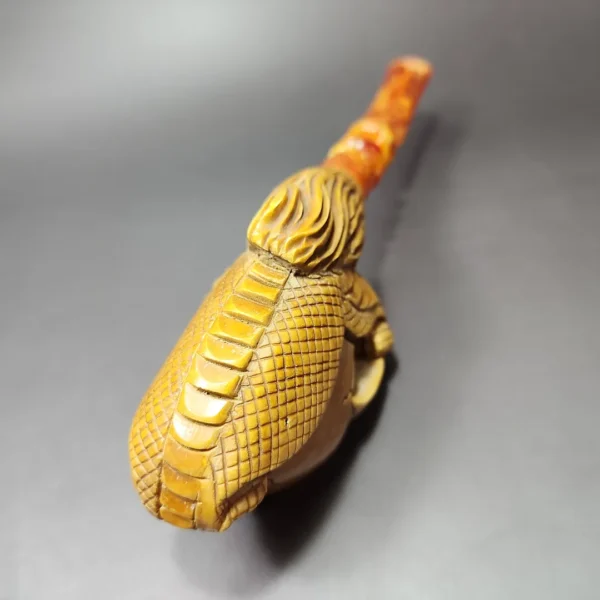 MBSD Meerschaum Masters by Kenan XL Dragon Claw Block Meerschaum Pipe, New - Image 11