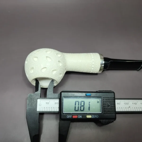 MBSD Meerschaum Silver Reverse Calabash Lattice Tomato Block Meerschaum Pipe - Image 12