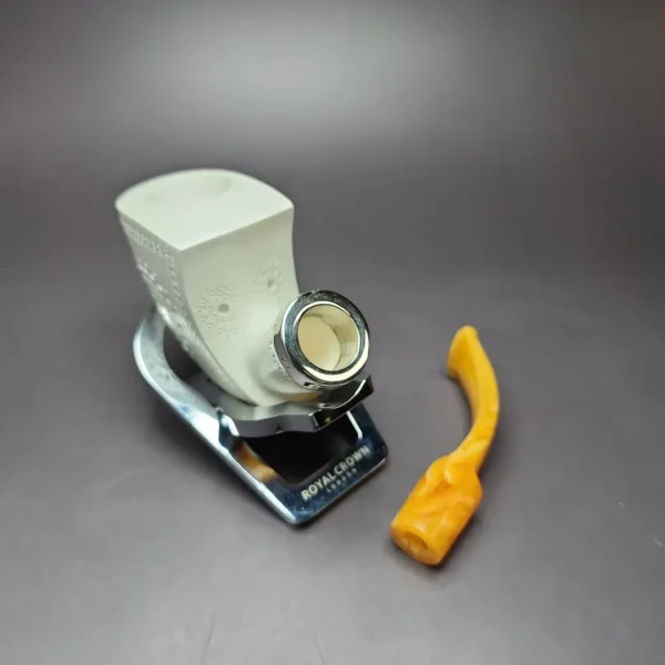 MBSD Meerschaum Silver Reverse Calabash Pickaxe Block Meerschaum Pipe - Image 13
