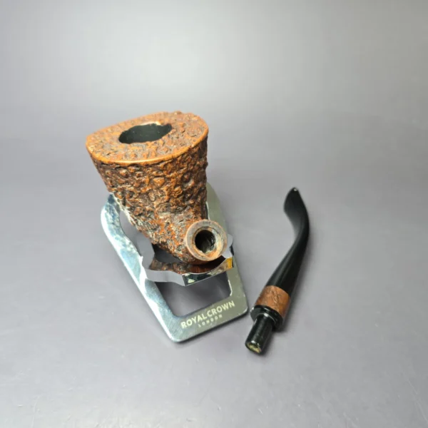 Steve Weiner 1999 Rusticated Dublin Estate Briar Pipe, American Estates - Image 10