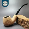 Morgan Bones Sandblasted Demiwarden Apple Briar Pipe, New