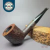 James Upshall w/ Bill Taylor Sandblast Billiard Estate Briar Pipe, Unsmoked