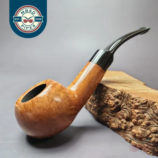Michel Selected Smooth Author Estate Briar Pipe, Unsmoked