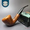 Bari Squash 7338 Smooth Acorn Estate Briar Pipe, Danish Estates