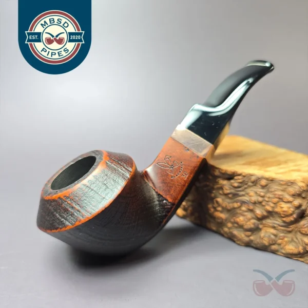 Morgan BlackJack 30 Sandblasted Bulldog Briar Pipe, New