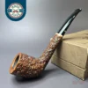 Castello Sea Rock KK 39 Rusticated Zulu Estate Briar Pipe, Italian Estates