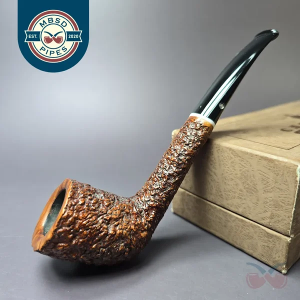 Castello Sea Rock KK 39 Rusticated Zulu Estate Briar Pipe, Italian Estates