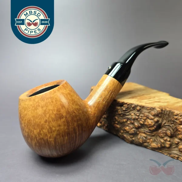 Ser Jacopo Gem Series Zaffiro Smooth Apple Estate Briar Pipe, Italian Estates