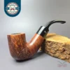 Peterson K Briar XL339S Smooth Bent Billiard Estate Briar Pipe, Irish Estates
