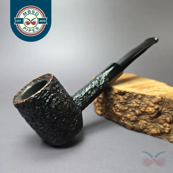 Charatan's Make 284DC Sandblasted Poker Estate Briar Pipe, English Estates
