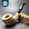 Morgan Bones Sandblasted Horn Briar Pipe, New