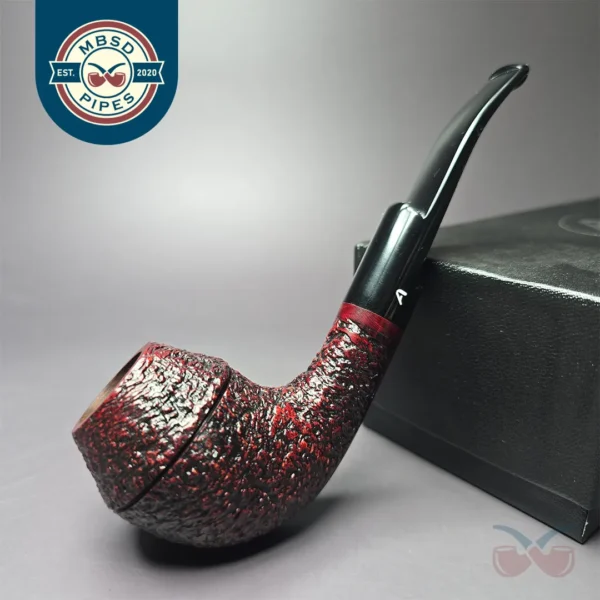 Ascorti Business Rusticated Rhodesian Estate Briar Pipe, Unsmoked