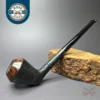 Nuttens Handmade Partially Sandblasted Rhodesian Estate Briar Pipe, Unsmoked