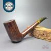 JT Cooke 2001 Magnum Smooth 1/4 Bent Stack Estate Briar Pipe, Unsmoked