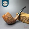 WO Larsen (1960s) Super Sandblasted Egg Estate Briar Pipe, Danish Estates
