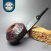 Ashton 1990s Pebble Grain EXL Squat Bulldog Estate Briar Pipe, English Estates